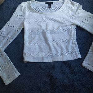 white dimpled blouse